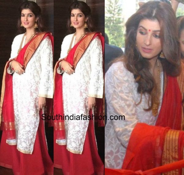 Twinkle Khanna in salwar palazzos