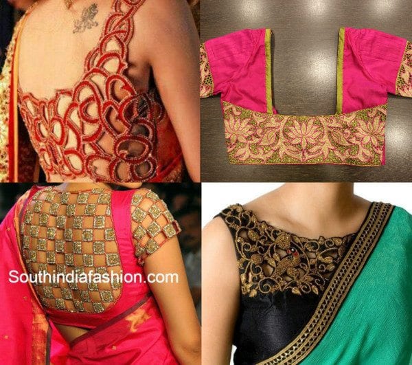 Cutwork Saree Blouses