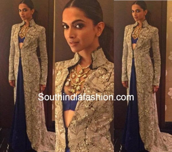 Deepika Padukone In Anamika Khanna at Umang Police Show