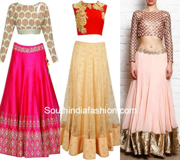 Crop Top Lehengas 2