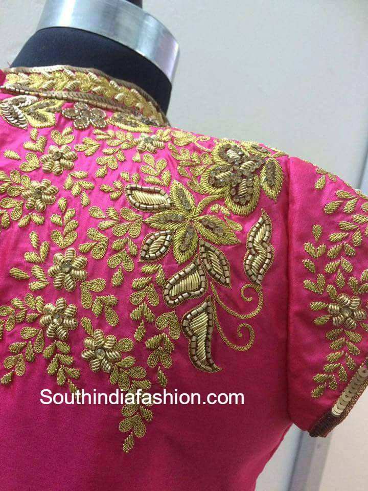 Maggam Work Blouse Designs – South India Fashion