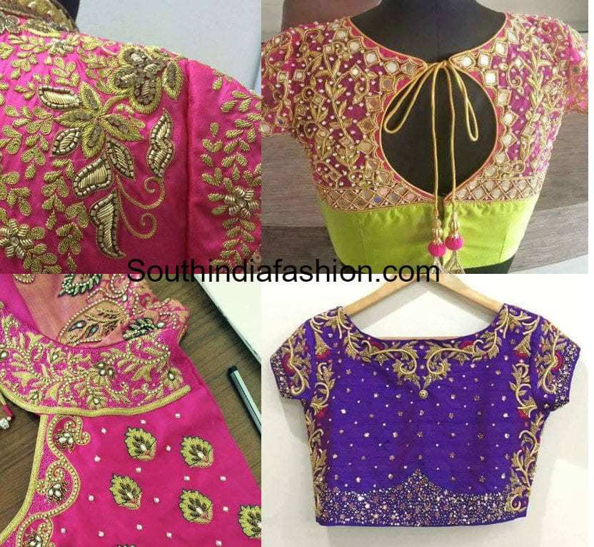 Maggam Work Blouse Designs –South India Fashion