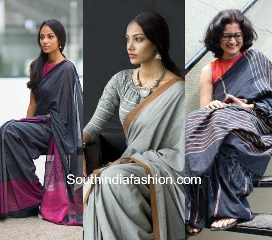 formal saree look