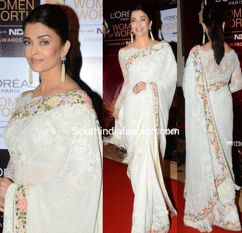 Aishwarya Rai Bachchan designer saree lookbook  YouTube