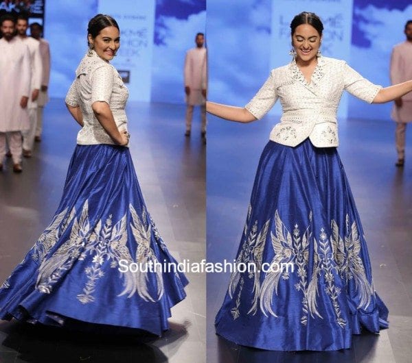 Sonakshi Sinha for Anita Dongre at Lakme Fashion Week Summer Resort 2016