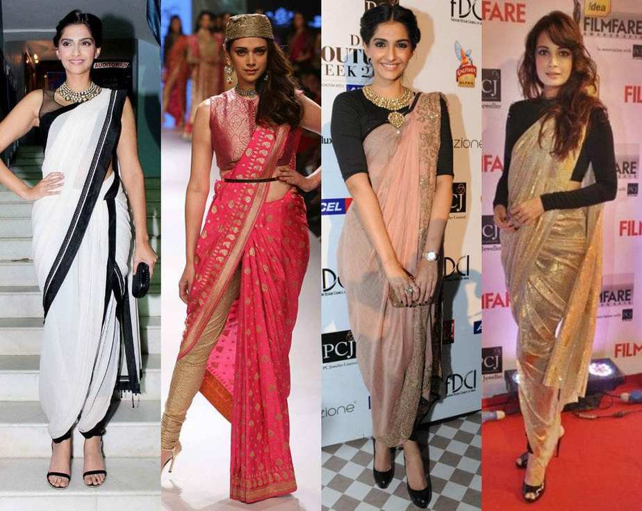 Pant Saree Style: 26 Ideas On How to Wear Pants Style Saree? | Pant saree, Fashion  pants, Pant outfits for women