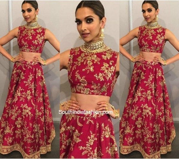 Deepika Padukone in Sabyasachi