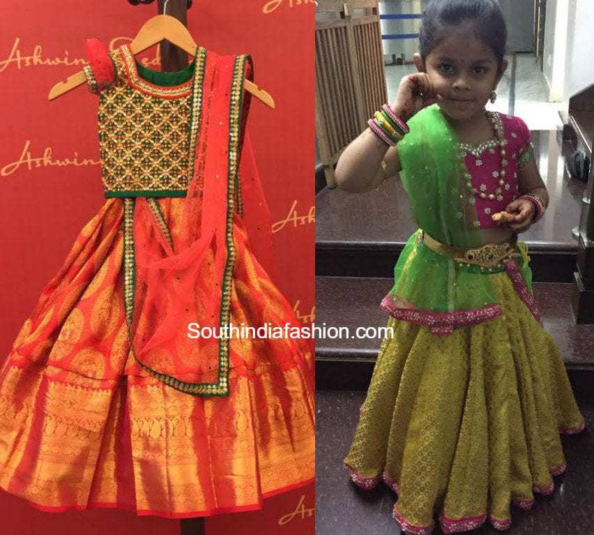 designer lehengas for kids