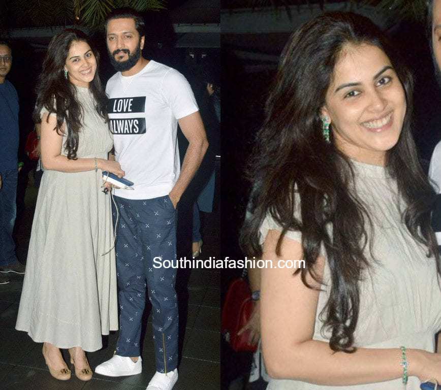 Genelia D Souza in a midi dress – South India Fashion Genelia D Souza in a midi dress – South India Fashion