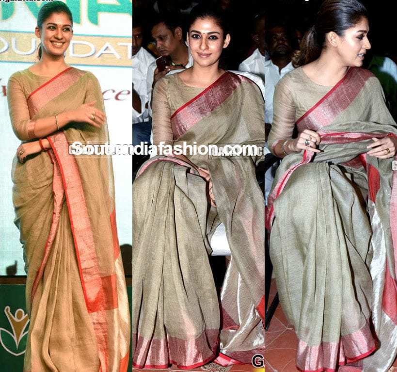 Nayanthara blouse sales designs