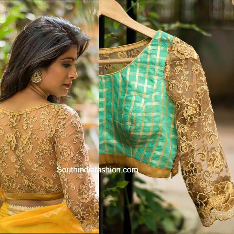 Buy Saree Blouses Online in Canada - Readymade Silk & Linen Blouses –  Ooviya Textile