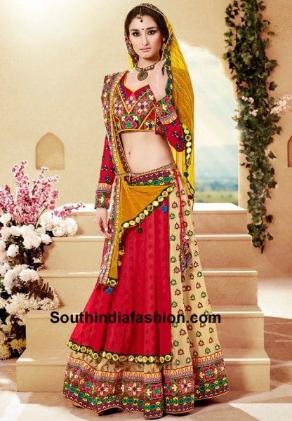 traditional ghagra choli for navratri