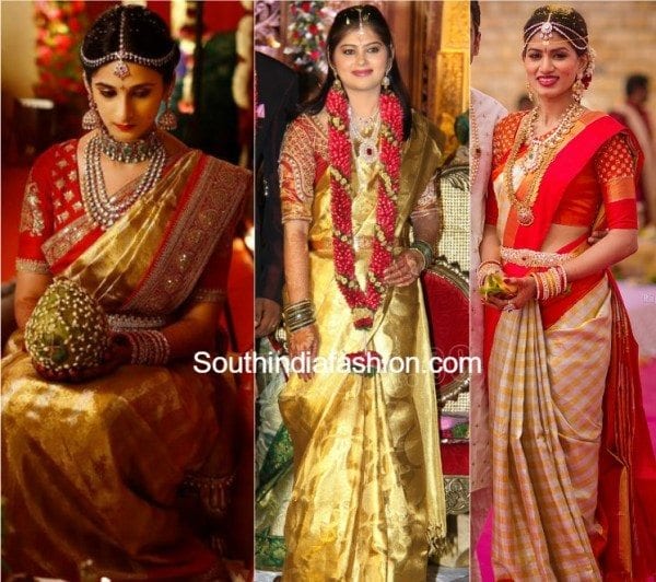 gold_kanjeevaram_saree_with_red_blouse-600x532