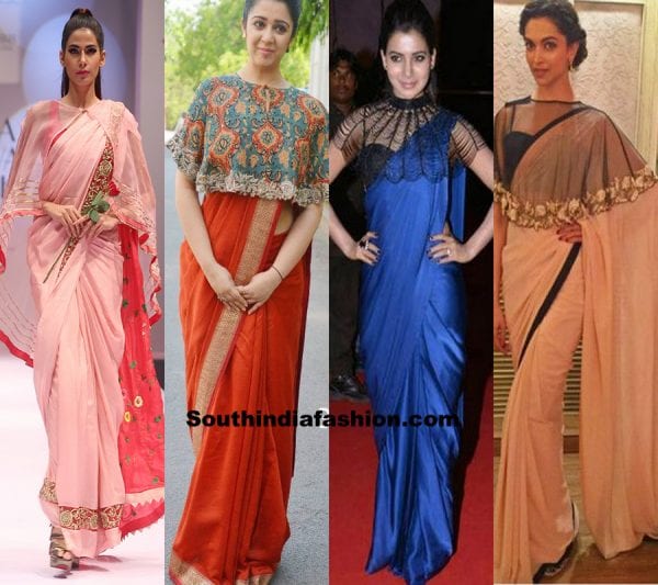 latest-saree-blouse-designs-capes