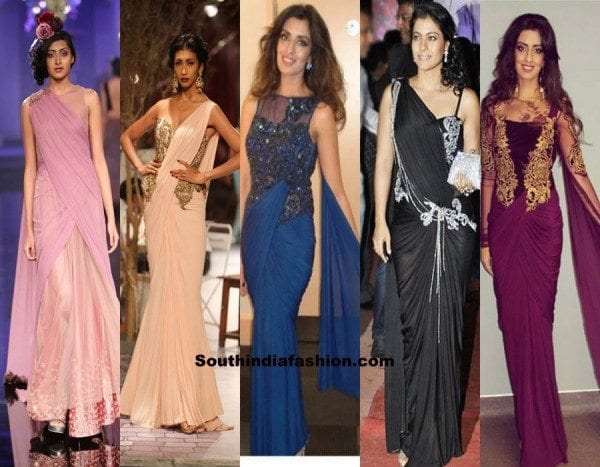 bollywood-saree-gown