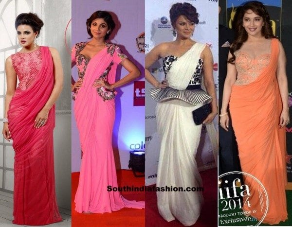 saree-gown-designs