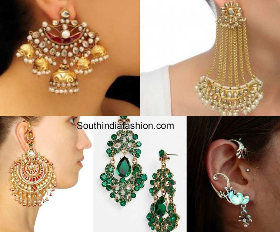 Indo Western Wear Unique Classy Look Silver Cubic Earring Rakhi Gift – Buy  Indian Fashion Jewellery