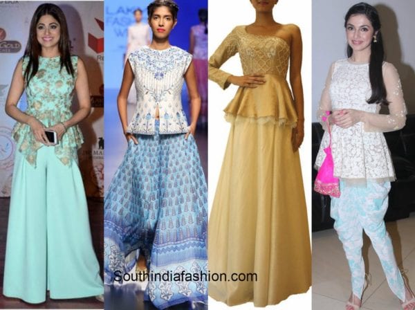 peplum_top_dhoti_lehenga