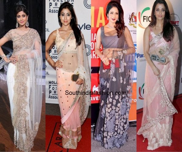 Tips To Wear A Net Saree South India Fashion