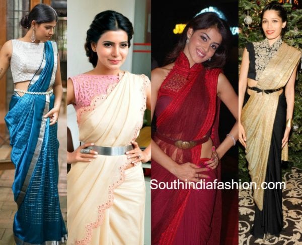 saree-with-belt