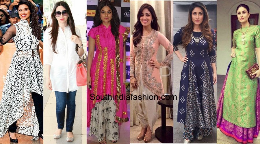 celebs in kurtis