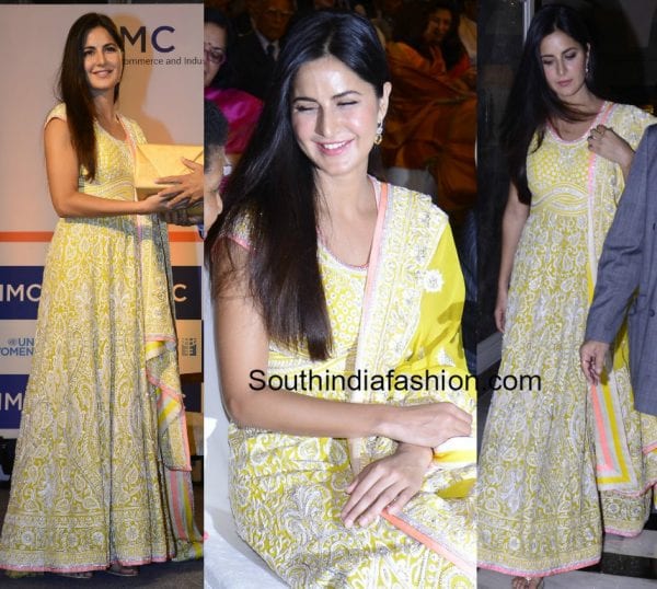 katrina-kaif-yellow-anarkali-abu-jani-sandeep-khosla