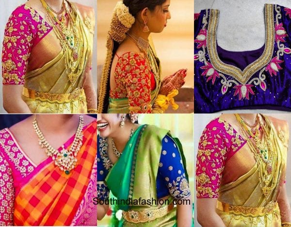 silk-saree-blouse-designs