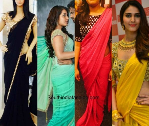 mirror_blouse_plain_saree