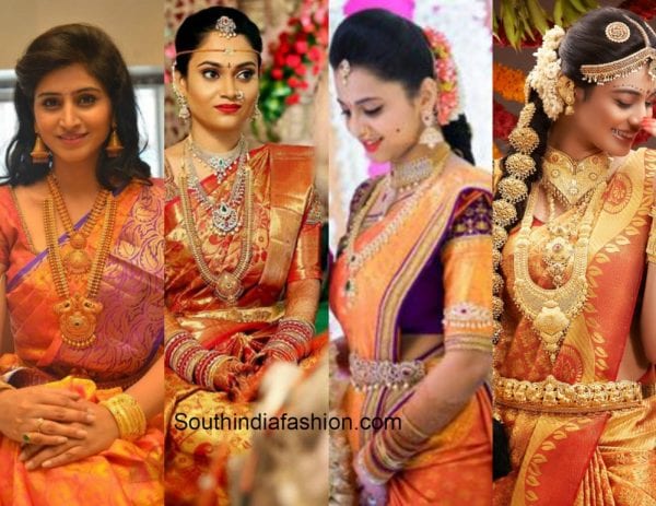 orange_bridal_kanjeevaram