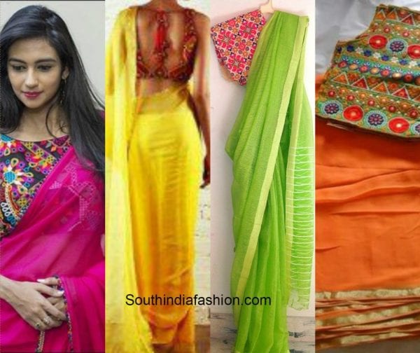 plain_saree_kutchi_blouse