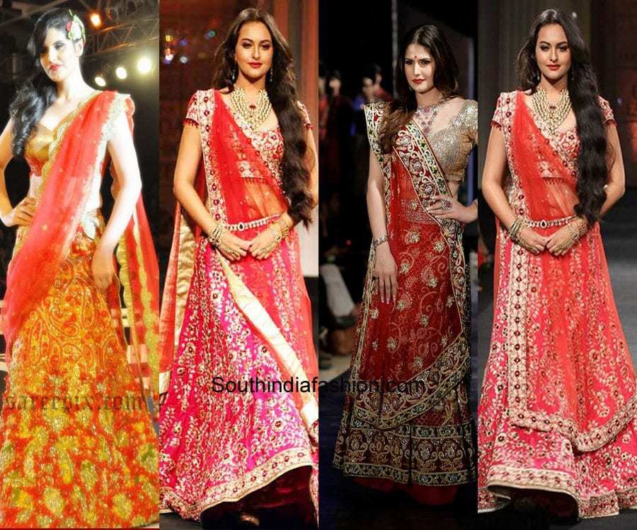 bridal lehenga for plus size