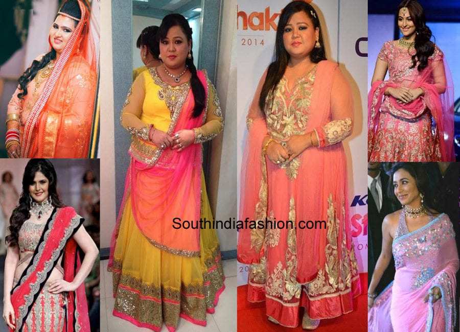 plus size south indian brides