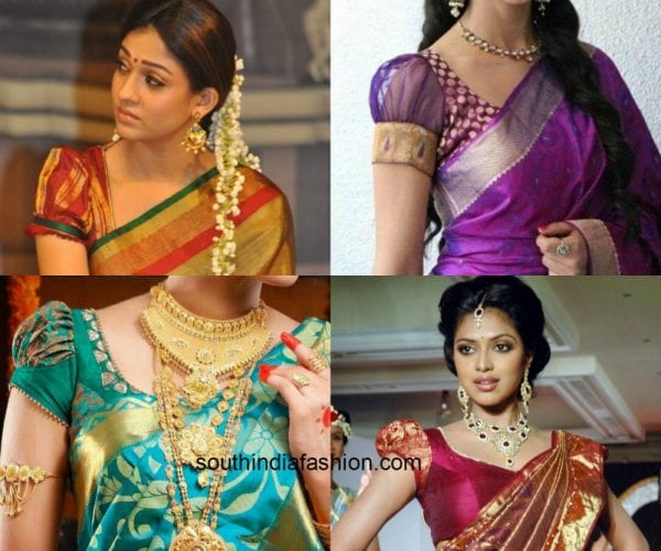 puff_sleeve_blouse_kanjeevaram_saree-1