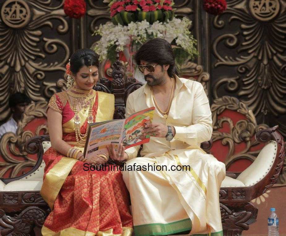 yash and radhika pandit's wedding reception and mehendi