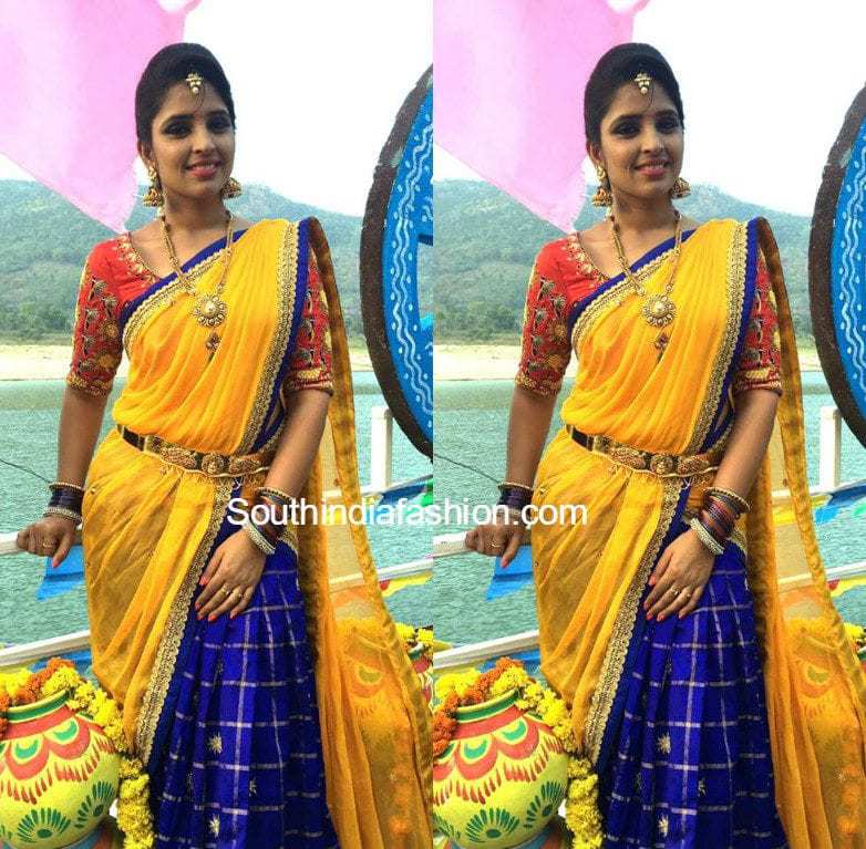 New Fashion Half Sarees New Fashion Half Sarees