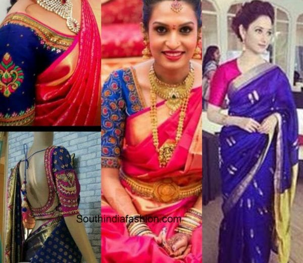 Adana' Royal Blue Pure Katan Silk Banarasi Handloom Saree - Tilfi