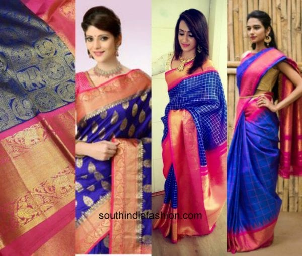 blue_pink_combo_kanjeevaram_saree