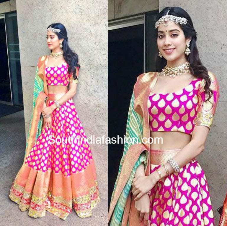 banarasi silk lehenga manish malhotra