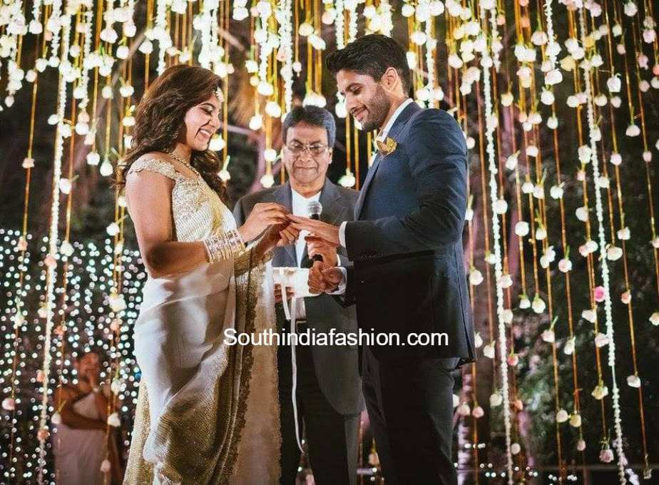 Naga Chaitanya - Samantha Engagement – South India Fashion