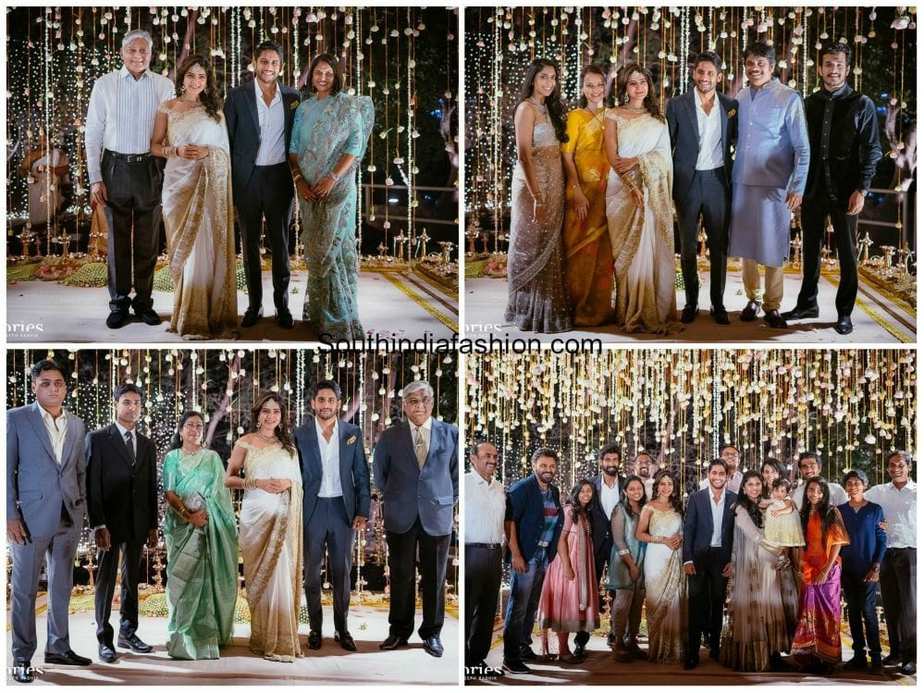 Naga Chaitanya And Samantha S Family Photos At Their Engagement South India Fashion