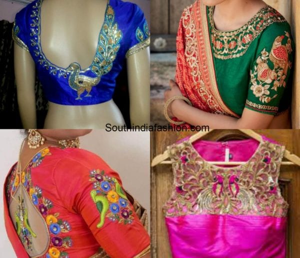 Animal and Bird Motif Saree Blouses: Trend Alert!!