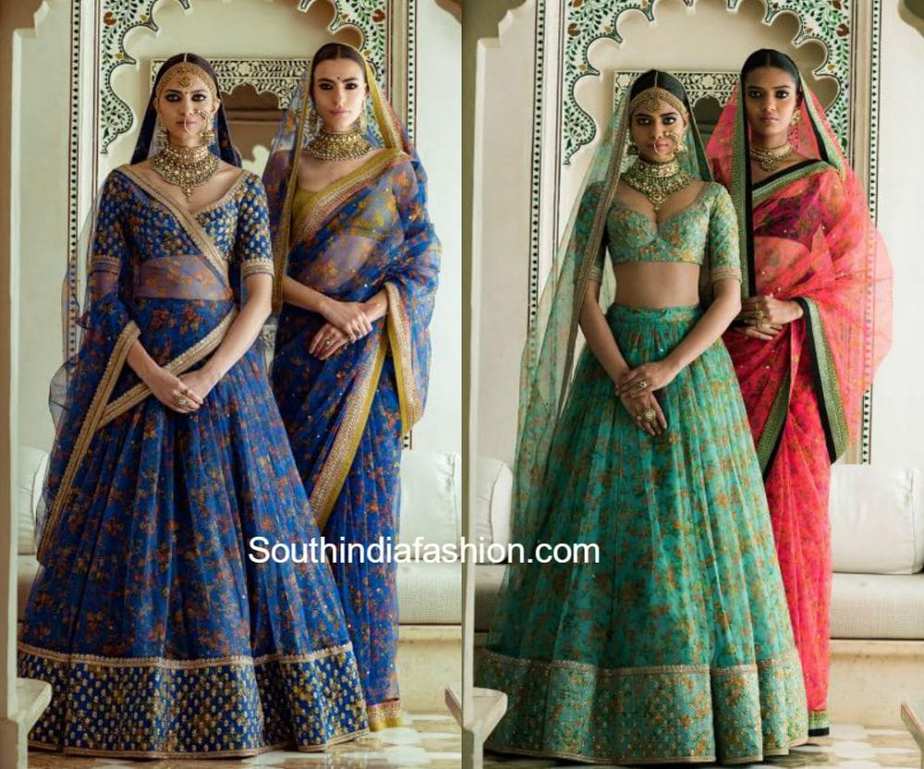 sabyasachi floral lehengas sarees udaipur collection 2017