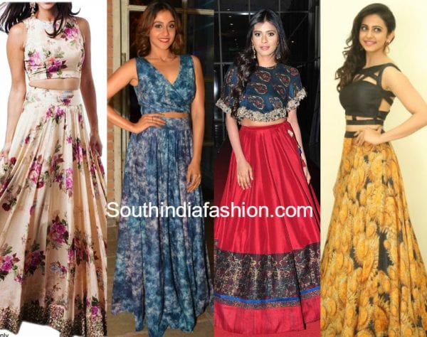 ethnic skirt and crop top online