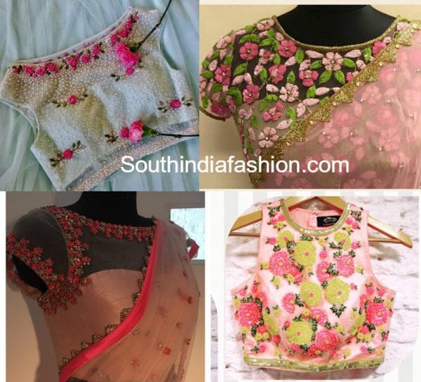 floral-embroidered-net-blouse-designs