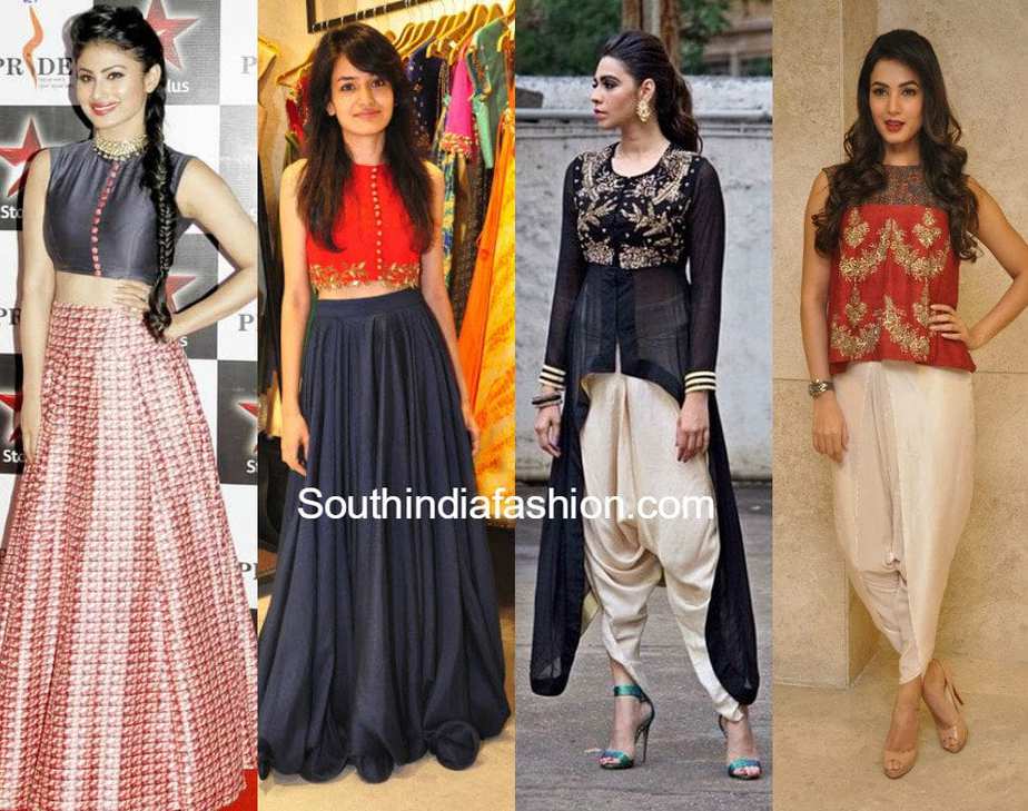 new latest indo western dresses