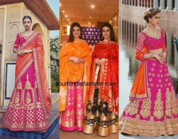 orange_pink_contrast_lehengas (1)