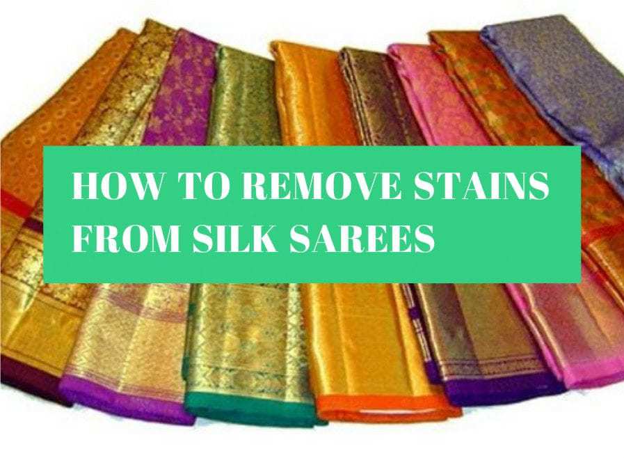 Pattu Sarees Care How to remove stains and store the sarees