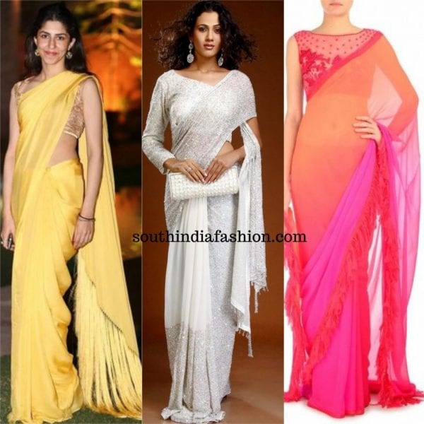 Latest Addition: The Fringed Saree To Rock Your Soirees