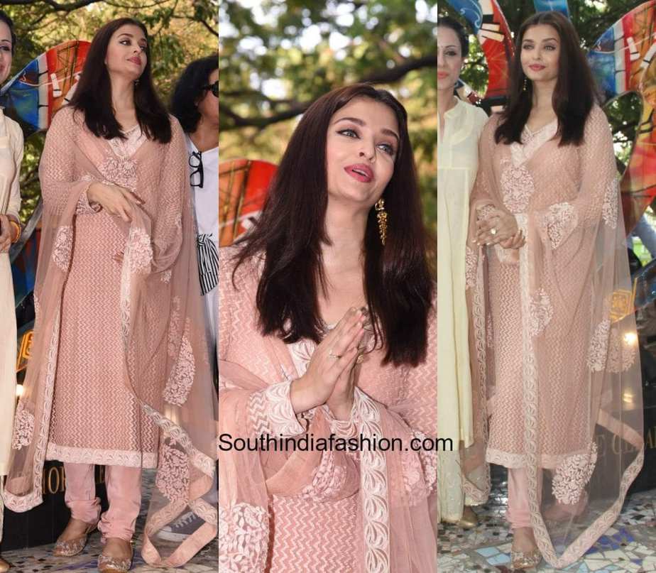 Aishwarya Rai Bachchan Looked Drop Dead Gorgeous In Blue Anarkali Suit –  Lady India