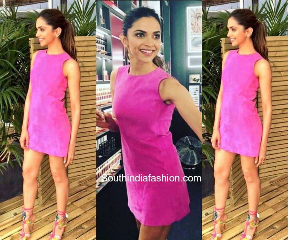Deepika padukone discount in short dress